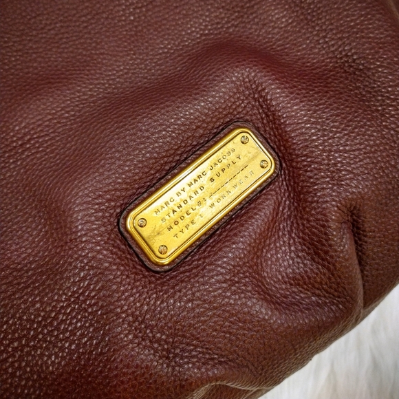 Marc by Marc Jacobs Burgundy Hillier Satchel - Picture 3 of 12